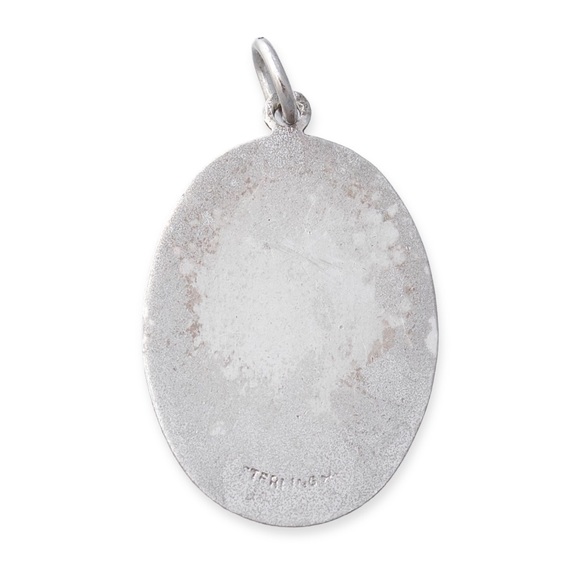 Vintage Sterling Silver Paint Palette Charm / Pendant for Painter Artist - Picture 2 of 3